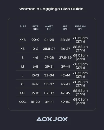 Vista 5 de Aoxjox Leggings de entrenamiento de cintura alta para mujer, control de abdomen, cintura alta, pantalones de yoga Scarlett suaves