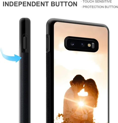 Vista 4 de Funda de teléfono personalizada para Samsung Galaxy S10E Premium Slim a prueba de golpes, funda protectora personalizada para hacer tus propias