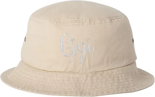 Vista 41 de Go All Out Gigi Idea de regalo para abuela, tía, coleta, visera bordada, sombrero para papá