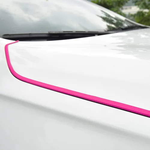 Vista 4 de Sewroro Protector de puerta de coche en forma de U flexible para puerta de coche, tira de sellado de puerta de coche, guardias de puerta