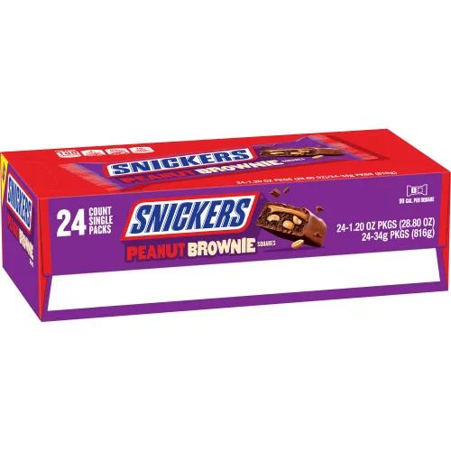 Vista 9 de SNICKERS Barras de Chocolate con Leche y Almendras, Paquete a Granel, Barras de 1.76 oz (Paquete de 24)