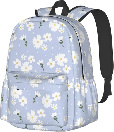 Vista 12 de SUPLUCHOM Mochila escolar vintage con hojas mágicas de hongos y bosques, mochila casual para hombres y mujeres, bolsa de poliéster para laptop