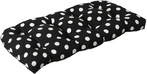 Vista 13 de Pillow Perfect Almohadillas negras para sillas de exteriores e interiores, 15.5 x 16 pulgadas, paquete de 2