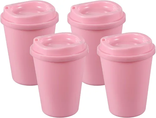 Vista 41 de uxcell 2 tazas reutilizables para café, 16 onzas, café de viaje, color azul Azul claro