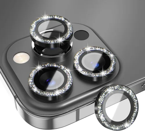 Vista 129 de Choiche Compatible para iPhone 16 Pro/iPhone 16 Pro Max Protector de Lente de Cámara, Vidrio Templado 9H Protector de Pantalla de Cubierta de Cámara