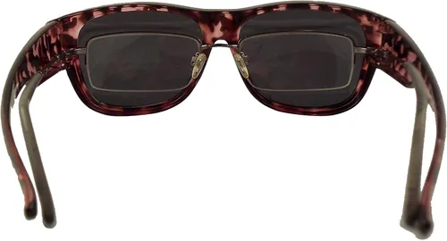 Vista 5 de Se ajustan sobre gafas de sol en colores tortuga, desgaste sobre gafas graduadas, polarizadas
