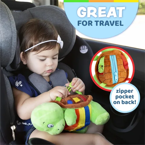 Vista 7 de Buckle Toys - Paquete Blu Whale y Bucky Turtle Ocean Buddies