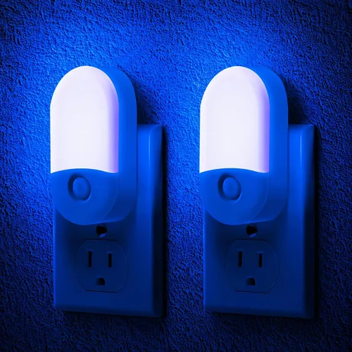 Vista 14 de L LOHAS LED Luces nocturnas enchufables a la pared, [2 unidades] Luz nocturna LED regulable con sensores de luz, luces nocturnas de brillo ajustable