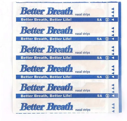 Vista 8 de Breathe Right - Tiras nasales para reducir los ronquidos y mejorar la respiración, elimina los ronquidos y mejora el sueño, 55 mm x 16 mm