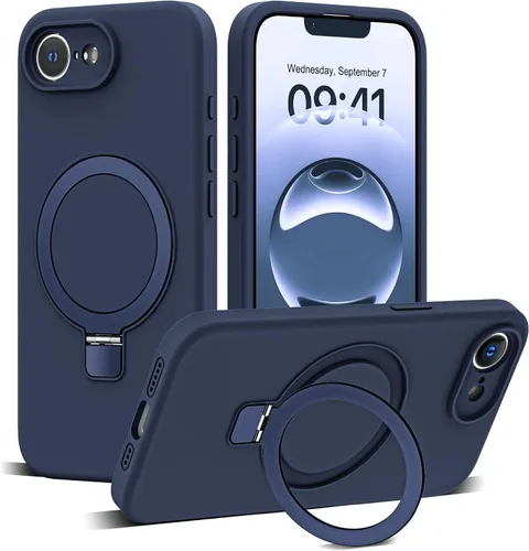Vista 61 de Funda diseñada para iPhone 11 con soporte magnético invisible Compatible con Mag-Safe, a prueba de caídas de grado militar, a prueba de golpes