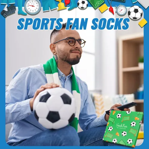 Vista 5 de Regalos deportivos para hombres y mujeres Calcetines de béisbol, baloncesto, fútbol, fútbol, carreras