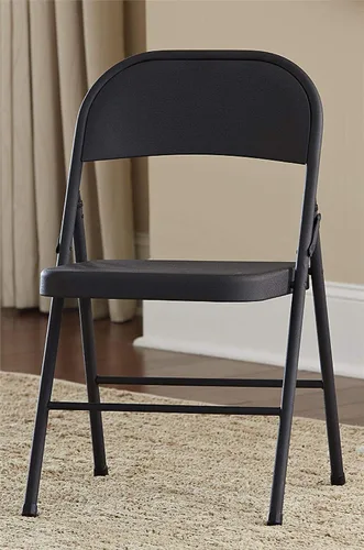 Vista 10 de Cosco Products Mesa con tabla superior de PVC de 20" x 48" con altura ajustable, Acero, Negro