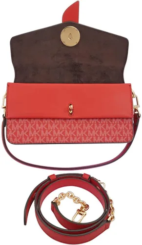 Vista 6 de Michael Kors Crimson Ladies Greenwich Bolso De Hombro Convertible - Carmesí, Carmesí
