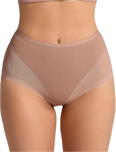 Vista 11 de Leonisa Bragas moldeadoras invisibles de cintura alta, ropa interior de control de abdomen para mujer 543- Azul