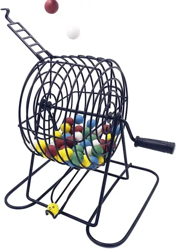 Vista 2 de JUNWRROW Bolas de bingo de plástico de 3/5 pulgadas multicolor, 75 unidades, perfectas para noches de bingo, rifas y más, reemplazos de bolas