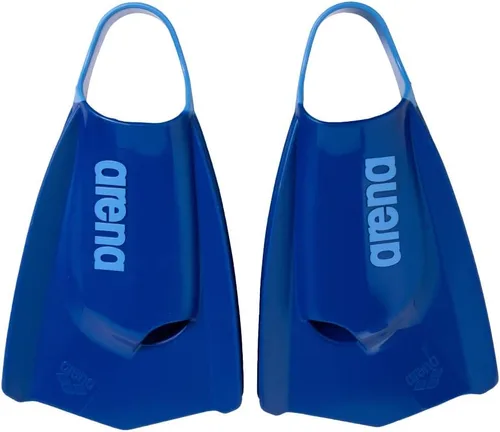 Vista 12 de Arena Unisex Adult Powerfin Pro II - Aletas de entrenamiento para natación para hombres y mujeres, lámina corta de silicona, reversibles