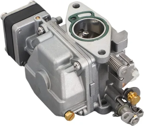 Vista 5 de Carburador para motores fueraborda Tohatsu/Nissan 9.9HP 15HP 18HP 2 tiempos, barco Modelo de motor M9.9D2 M15D2 M18E2, parte