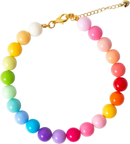Vista 8 de Collar de perlas con cuentas para perro, hecho a mano, collar de perro elegante con campana, joyería para perros pequeños y cachorros