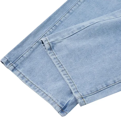 Vista 8 de Jeans clásicos de pierna recta de tiro medio para mujer