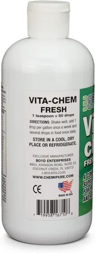 Vista 2 de Boyd Enterprises Vita Chem Suplemento vitamínico fresco para acuario, 16 onzas, negro (VCF16)
