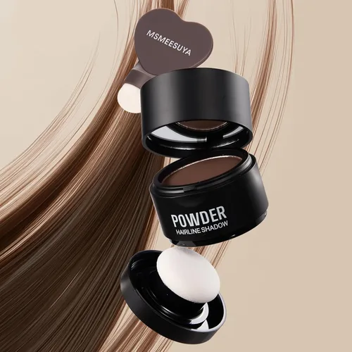Vista 5 de Polvo de línea capilar al instante, rellena polvo fino o de retoque de raíz, adelgazamiento del cabello al instante más grueso para retoque