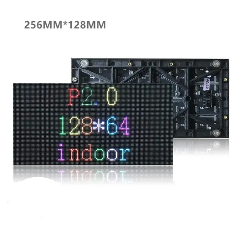 Vista 4 de P2mm - Módulo LED de escenario SMD para interiores de 128 x 64 píxeles, panel de pantalla LED, tamaño del módulo 256 mm128 mm, modo de escaneo 1/32