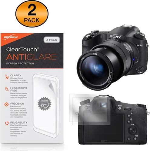 Vista 2 de Sony RX10 IV Protector de visualización, BoxWave [cleartouch Anti-brillos (2-Pack)] antihuellas mate película piel Para Sony RX10 IV