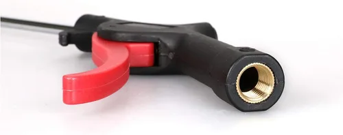 Vista 4 de Pistola de soplado de aire con boquilla de punta de seguridad en ángulo extendido de 10 pulgadas, accesorios para compresor de aire neumático