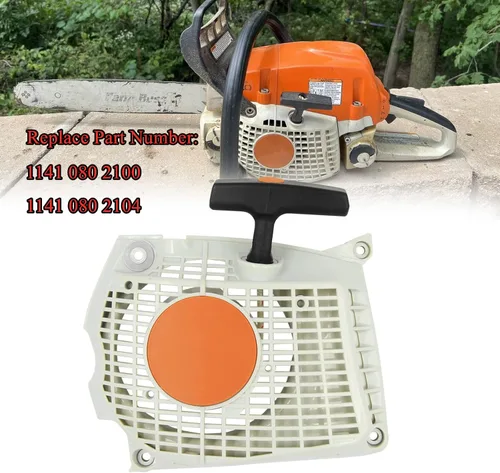 Vista 2 de 1141 080 2100 Conjunto de arranque de retroceso para motosierras Stihl MS261 MS271 MS291, sustituye a 1141 080 2104