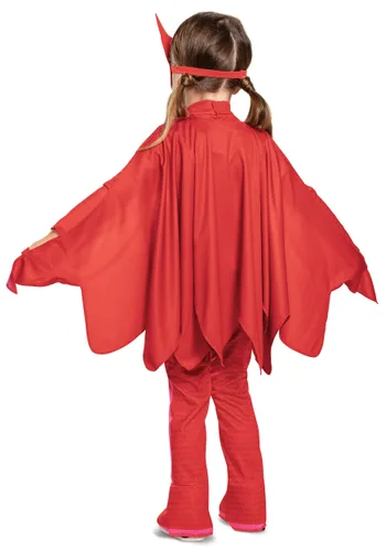 Vista 3 de Disfraz Deluxe con Luz de Owlette para Niños de PJ Masks Multicolor