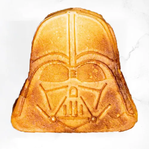 Vista 5 de Uncanny Brands Máquina para hacer gofres Darth Vader - The Sith Lord On Your Waffles- Plancha para gofres