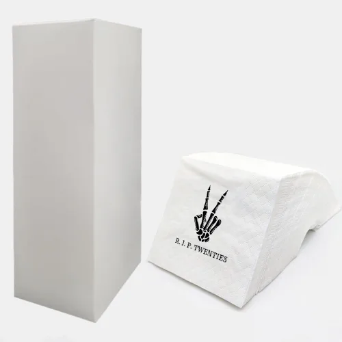 Vista 13 de SharkBliss Servilletas de cóctel de feliz cumpleaños de los Dulces 16, paquete de 100 unidades, servilletas de papel para cóctel de cumpleaños