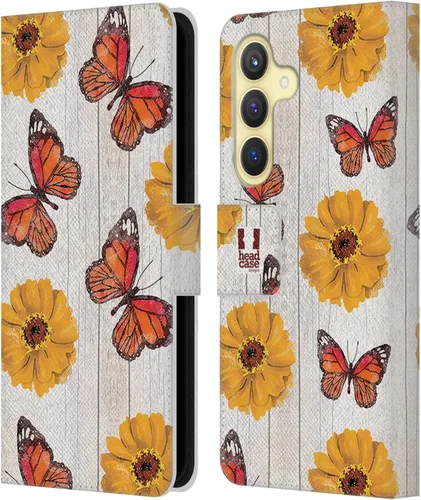 Vista 14 de Head Case Designs Beautiful Life Country Charm Leather Wallet Case Compatible with Samsung Galaxy S24 5G