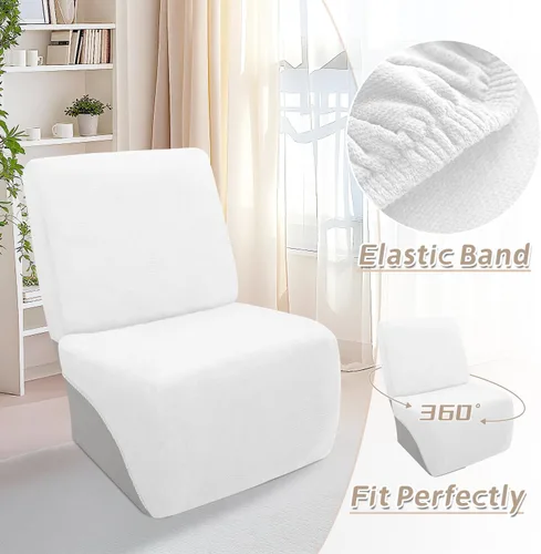 Vista 280 de Arfntevss Fundas de sofá seccional reclinable de terciopelo, Funda de sofá seccional de esquina para sofá reclinable, Funda elástica suave