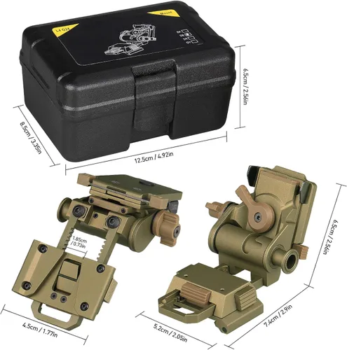 Vista 3 de Gafas de visión nocturna NVG montaje para casco de metal L4G24 PVS15/18