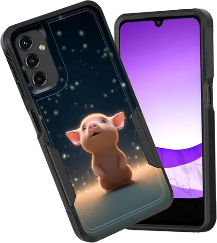 Vista 11 de Funda para Galaxy A15 5G, doble capa híbrida resistente a prueba de golpes, policarbonato duro, silicona suave, TPU, funda protectora para Samsung