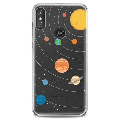 Vista 13 de Funda de TPU compatible con Motorola G9 G8 Plus G7 E20 P40 Z4 Edge 20 G22 Stylus Galaxy suave colorido patrón abstracto púrpura estrellas claro gato