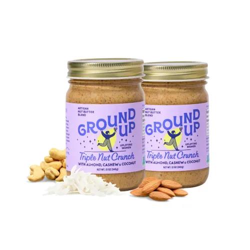 Vista 9 de GROUND UP PDX Mantequilla de nuez Almendra Oregon Avellana, 12 OZ