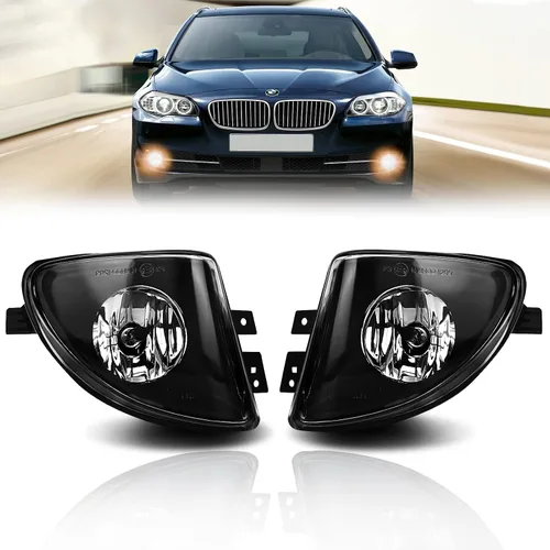 Vista 8 de Faros antiniebla compatibles con BMW 528i 535i 550i xDrive Sedan, ActiveHybrid 5 Sedan, F10 F11 5 Series, 2011 2012 2013, 1 par de lámparas