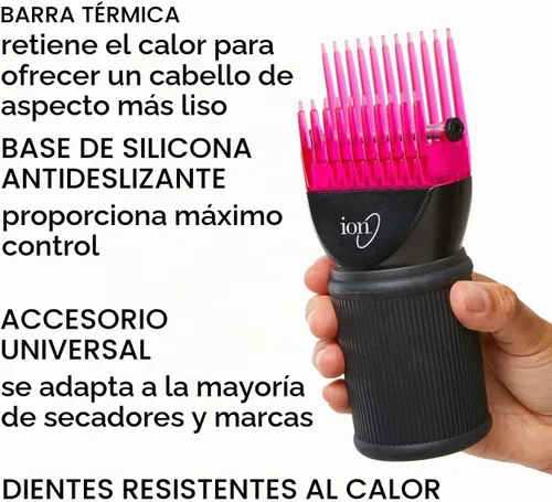 Vista 5 de Ion Accesorio universal para alisar el cabello