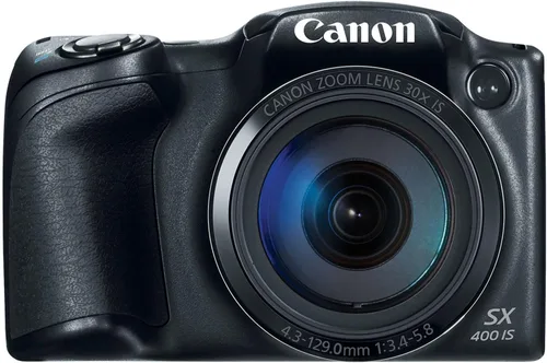 Vista 2 de Canon Cámara digital PowerShot SX400 Sensor de 16.0 megapíxeles con zoom digital 4x y óptico de 30x (0.945-28.346 in) y lente gran angular de 0.945