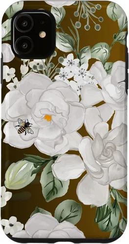 Vista 8 de Funda para iPhone 16 White Gardenia's Nectar Flowing Over