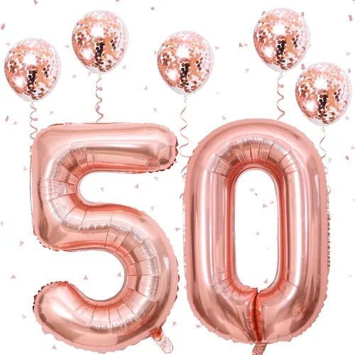 Vista 20 de Decoraciones de cumpleaños número 18 para niños y niñas, globo de aluminio con el número 18 de 40 pulgadas, globos de látex negros y metálicos