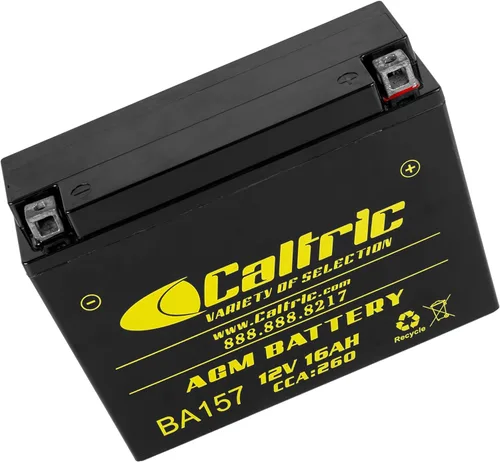 Vista 7 de Caltric Agm - Batería compatible con Yamaha Mountain Max 600 700 Mm600 Mm700 1997 1998 1999 2000