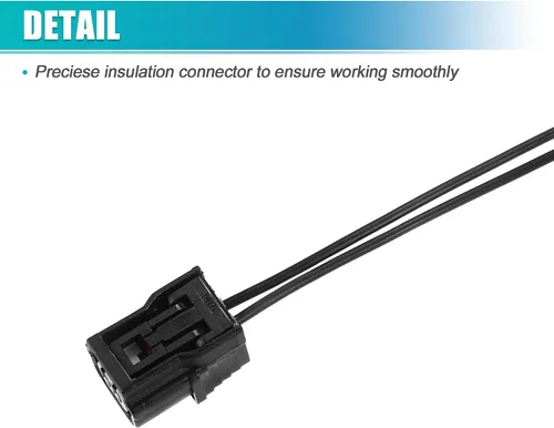 Vista 4 de uxcell Conector del sensor de temperatura del refrigerante Pigtail No.04320SAAA00 para Honda Accord 2008-2017 2pin