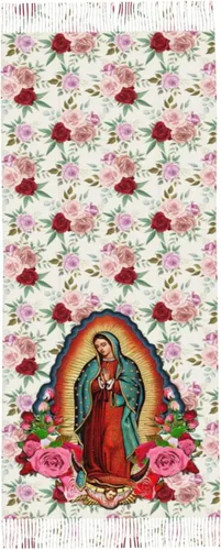 Vista 4 de LGNACELEE Bufanda de manta virgen para mujer, chales para regalos