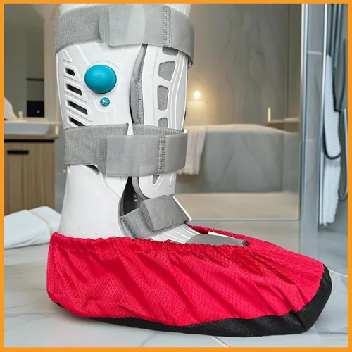 Vista 6 de Air Cam - Fundas para botas de caminar, 2 piezas, fundas médicas para botas de fundición médica para recuperación de tobillo y pie roto