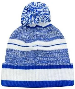 Vista 2 de Icon Sports Club America Adult Unisex Pom Pom Winter Soccer Beanie