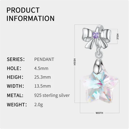 Vista 6 de ZQA Dijes de cristal de Murano de corazón de mariposa para pulsera plata de ley 925 cuentas de tapón de cristal de oro rosa dijes espaciadores