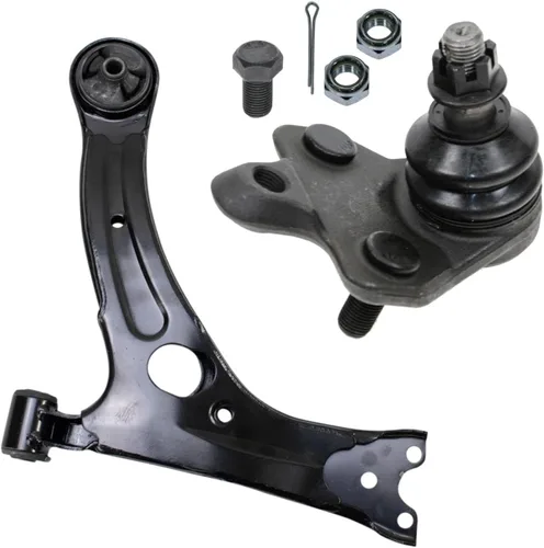 Vista 175 de Conjunto de Brazo de Control Inferior Delantero y Junta Esférica TRQ para Lado del Conductor y del Pasajero 2 Piezas Compatible con Ford Mustang GT